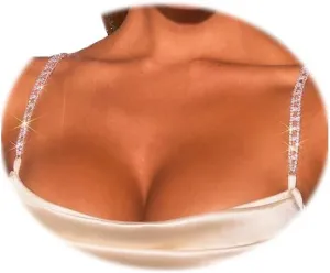 1Pair Rhinestone Shoulder Strap Chain Jewelry for Women Sexy Bridal Crystal Shoulder Lingerie Chain Rhinestone Wedding Body Bra Straps Dress Jewelry Accessories