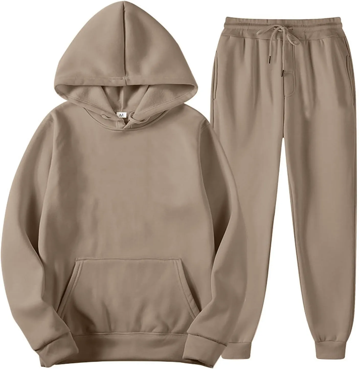 2 Piece Sweatsuits for Women Long Sleeve Hoodie Oversized Sweatshirt Jogger Pants Casual Tracksuit Sets with Pockets