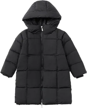3-8 Years Babies Girls Boys Warm Thick Solid Cotton Long Sleeve Padded Jacket Coat Cold Gentle Kids Kids Outerwear