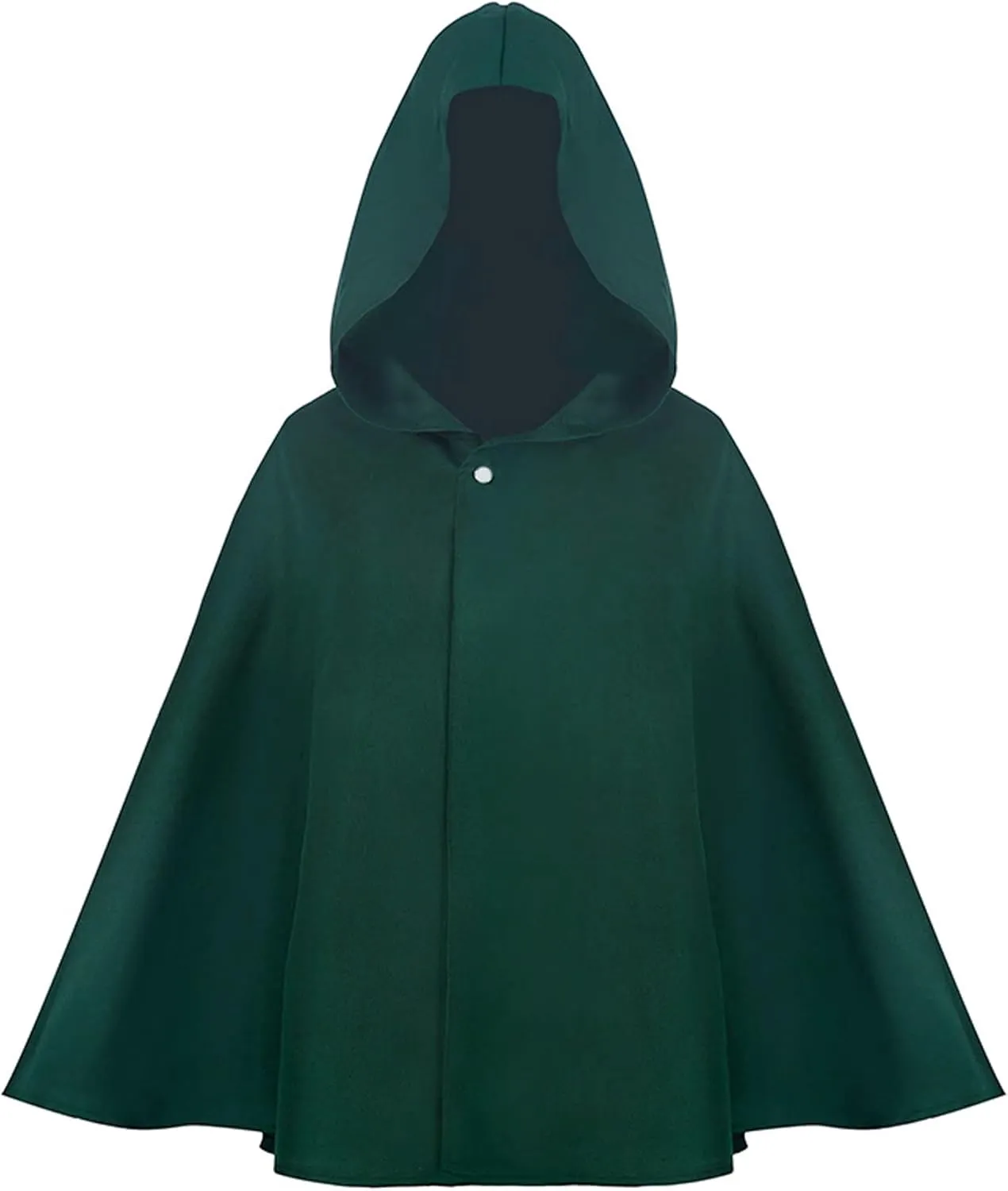 3Pcs Anime Cloak Halloween Cosplay Costume Cape with Necklace and Key Chain