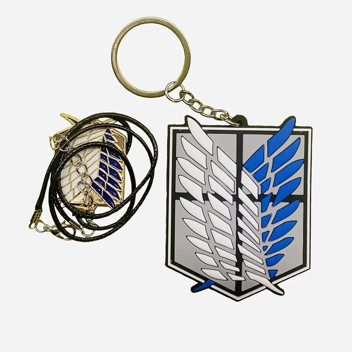 3Pcs Anime Cloak Halloween Cosplay Costume Cape with Necklace and Key Chain