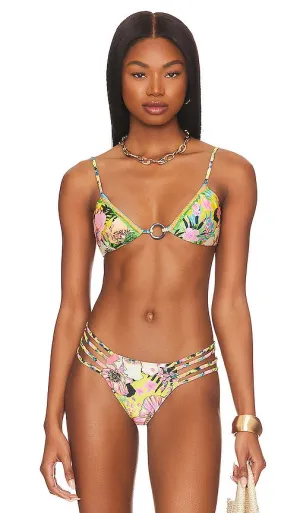 Agua Bendita Lake Bikini Top in Yellow