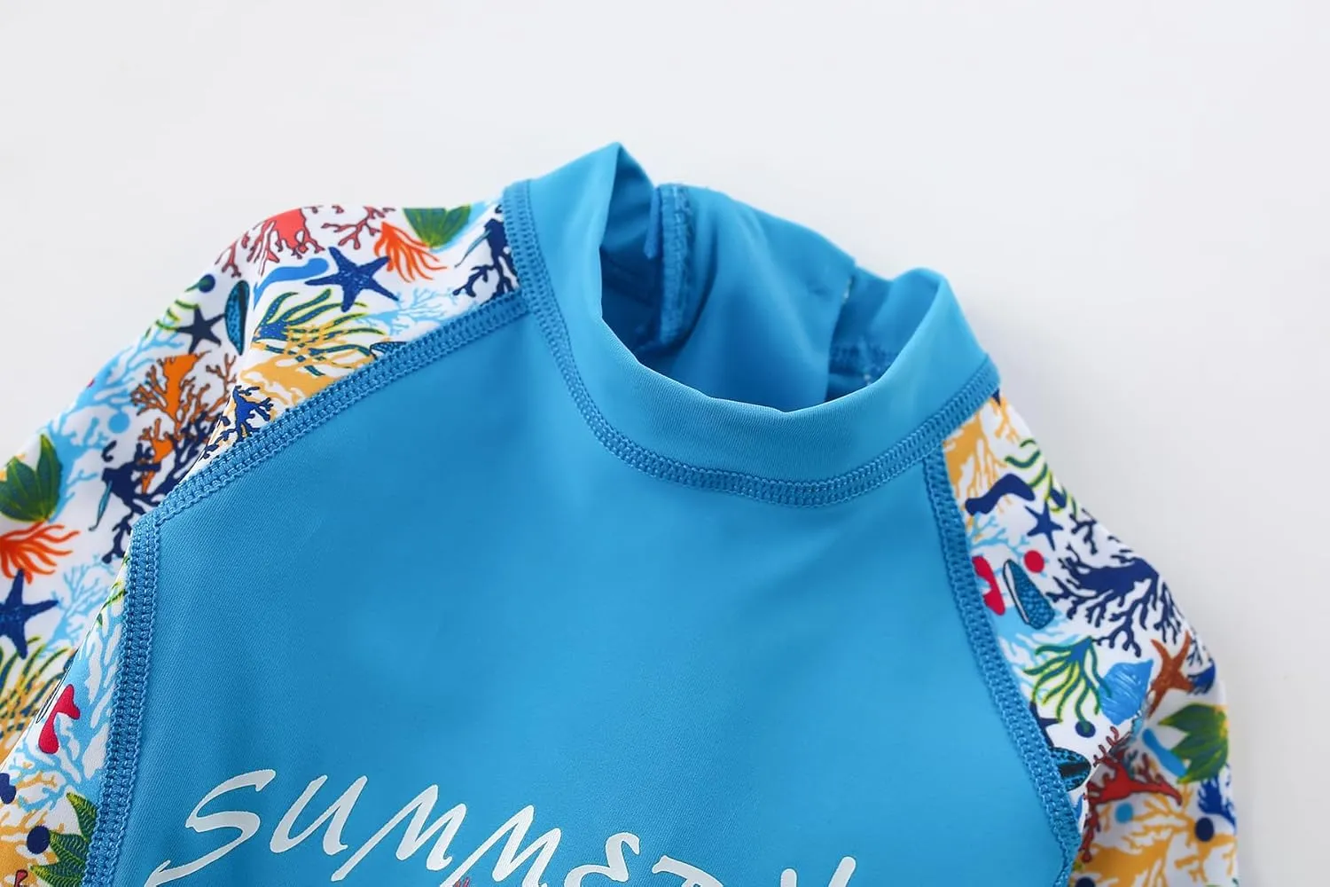 AIWUHE Toddler Full Body Swimsuit Girls One Piece Swimwear Long-Sleeve Rash Guard UPF 50  Bathing Suit Sunsuit Sets 2-8Y