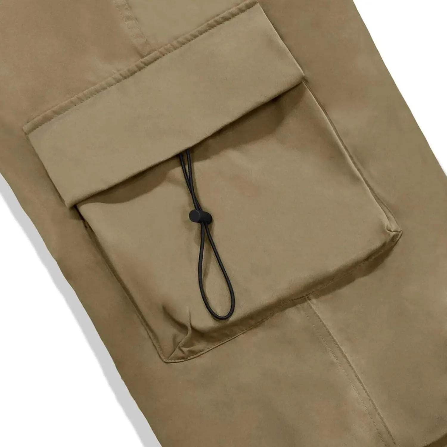 Alalaso Men's Baggy Cargo Pants Trendy Casual Parachute Pants Loose Fit Harem Joggers with Pockets for Streetwear