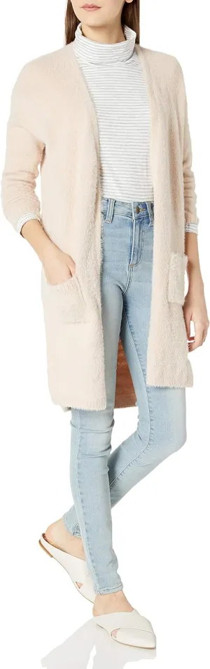 Angie Women's Super Soft Open Cardigan with Pockets