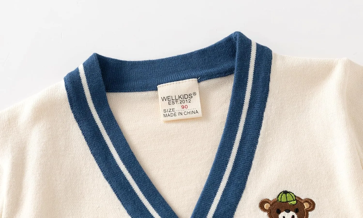 Baby Boys Girls Button Up Cardigan Sweater Dinosaur Full-Zip Long Sleeve V Neck Cartoon Embroidery Coat