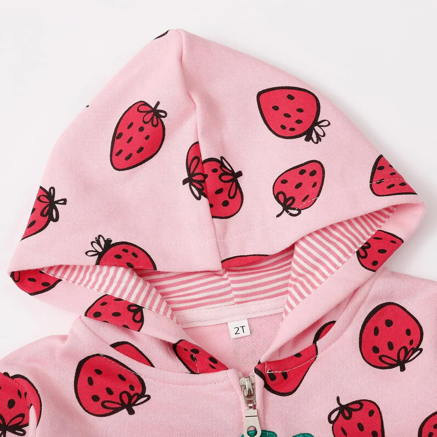 Baby Girl Zip-up Jacket Rainbow Unicorn Cotton Hoodie Sweatshirt Toddler Fall Coat Kids Winter Outfits Outerwear 2t-7t