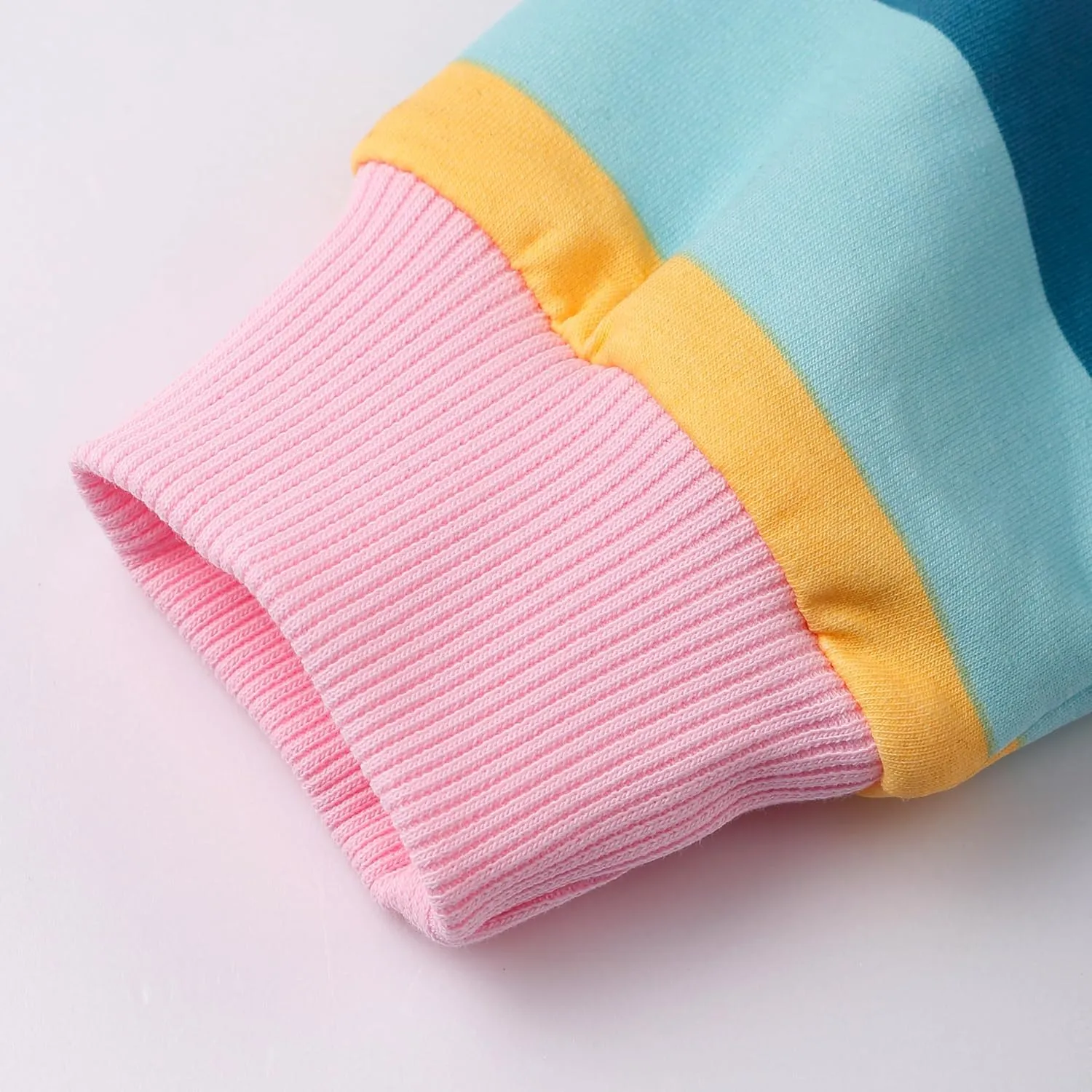Baby Girl Zip-up Jacket Rainbow Unicorn Cotton Hoodie Sweatshirt Toddler Fall Coat Kids Winter Outfits Outerwear 2t-7t
