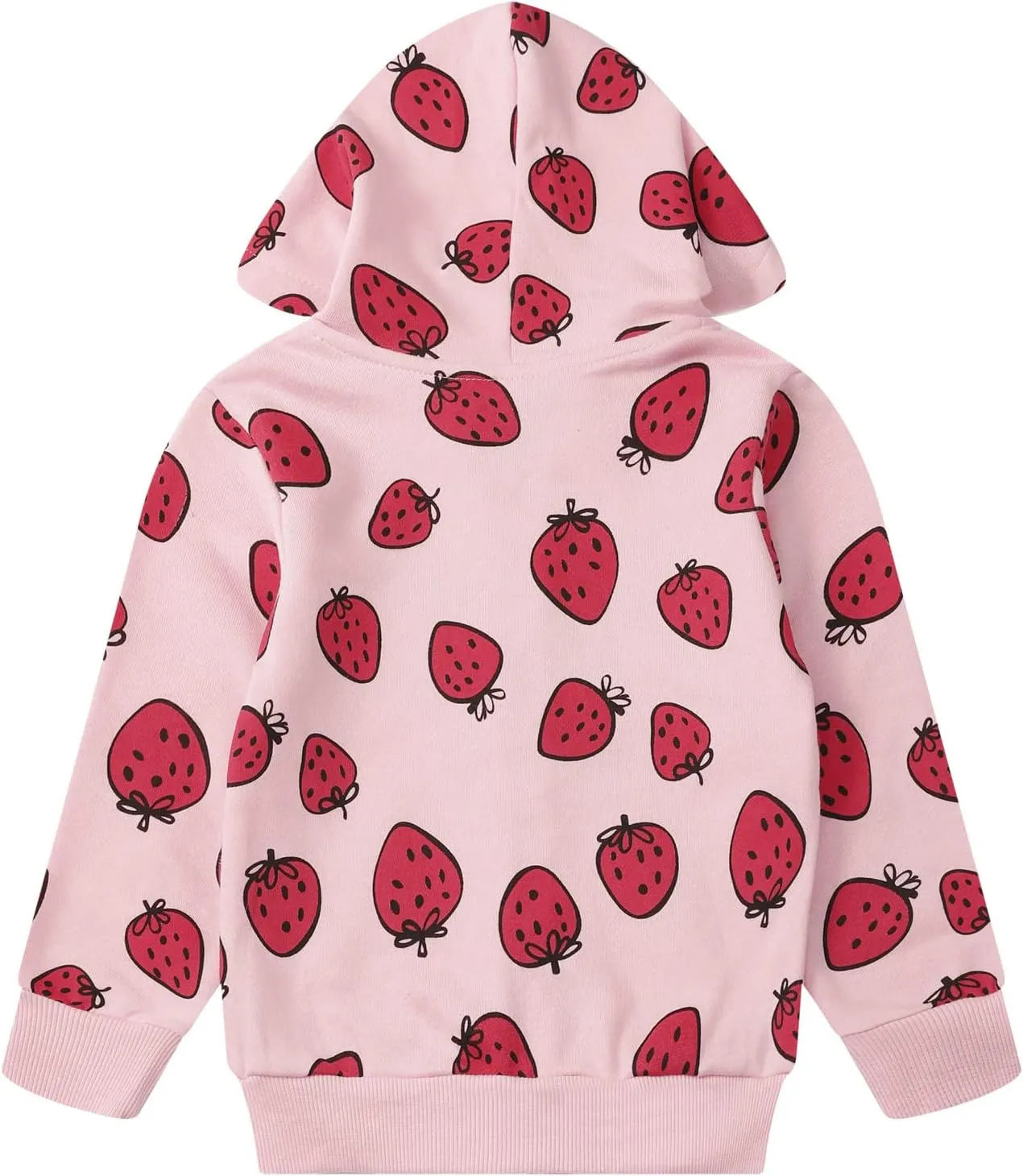 Baby Girl Zip-up Jacket Rainbow Unicorn Cotton Hoodie Sweatshirt Toddler Fall Coat Kids Winter Outfits Outerwear 2t-7t