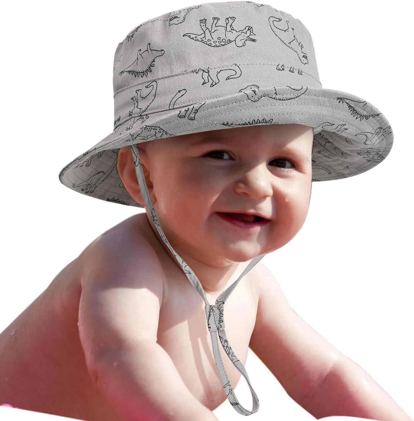 Baby Sun Hat for Boy Girl Toddler,Kids Summer UPF 50  UV Protection Hat Wide Brim Beach Bucket Cap