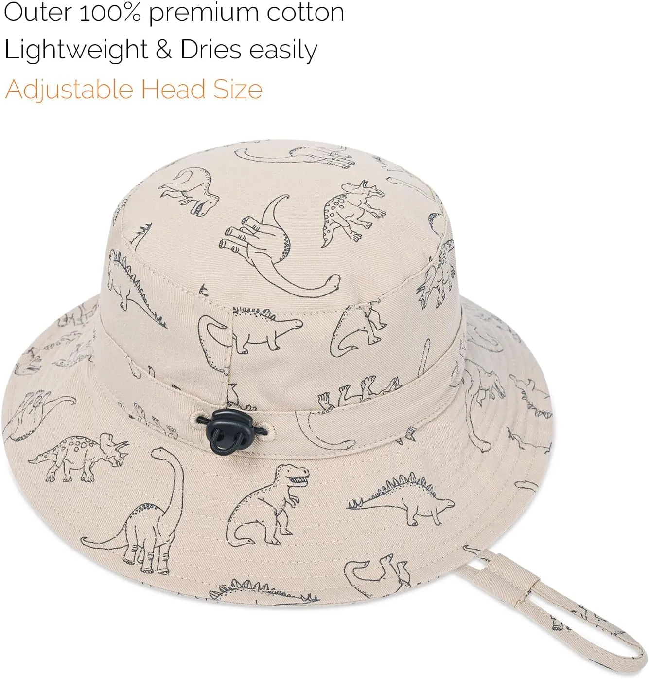 Baby Sun Hat for Boy Girl Toddler,Kids Summer UPF 50  UV Protection Hat Wide Brim Beach Bucket Cap