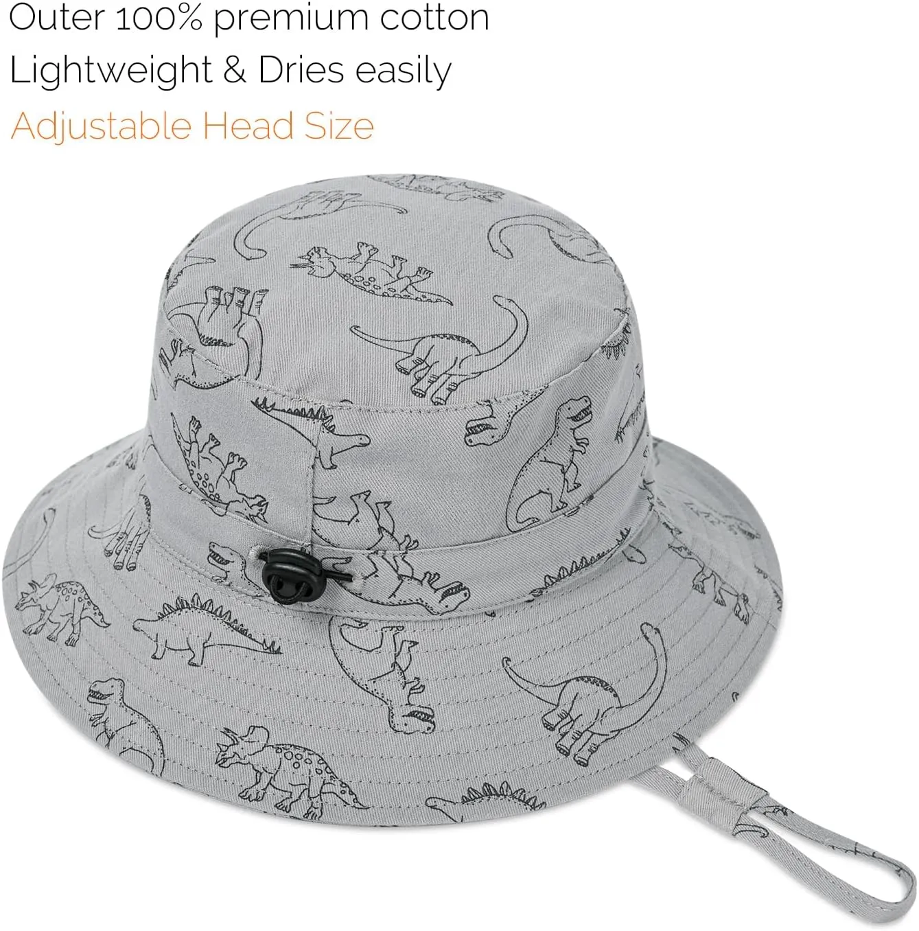Baby Sun Hat for Boy Girl Toddler,Kids Summer UPF 50  UV Protection Hat Wide Brim Beach Bucket Cap