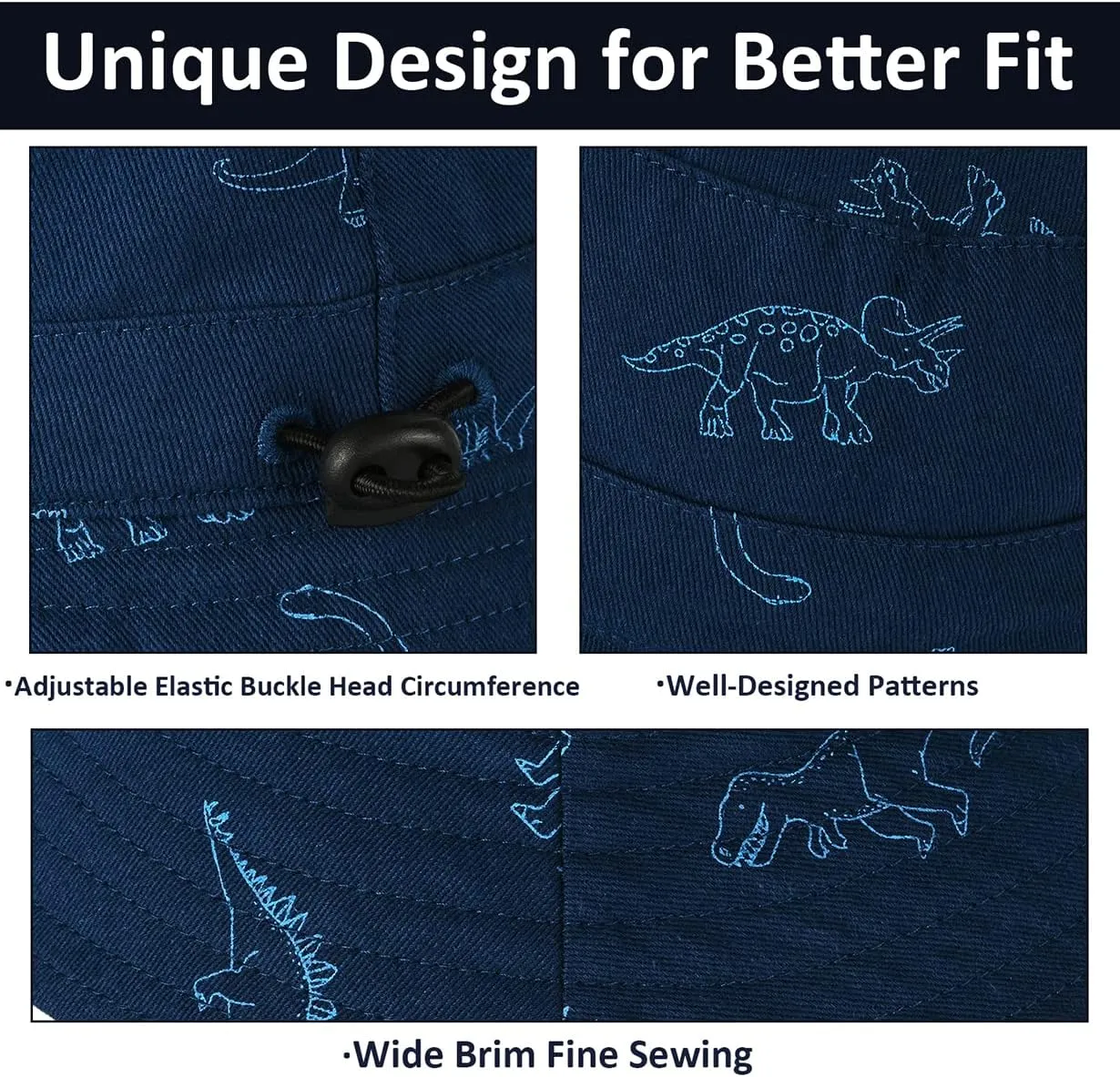 Baby Sun Hat for Boy Girl Toddler,Kids Summer UPF 50  UV Protection Hat Wide Brim Beach Bucket Cap