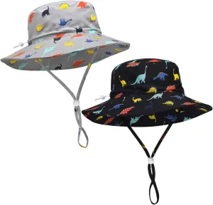 Baby Sun Hat for Boy Girl Toddler,Kids Summer UPF 50  UV Protection Hat Wide Brim Beach Bucket Cap