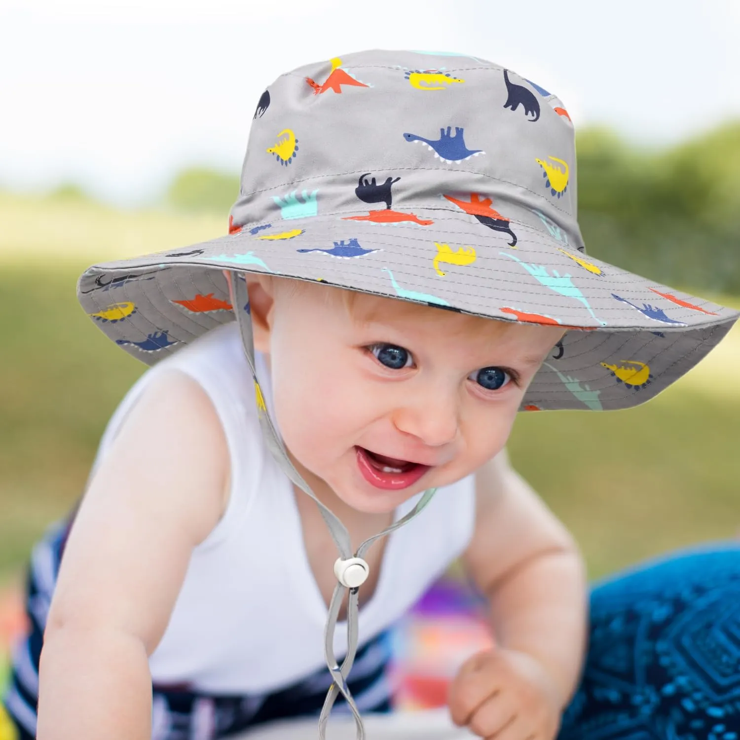 Baby Sun Hat for Boy Girl Toddler,Kids Summer UPF 50  UV Protection Hat Wide Brim Beach Bucket Cap