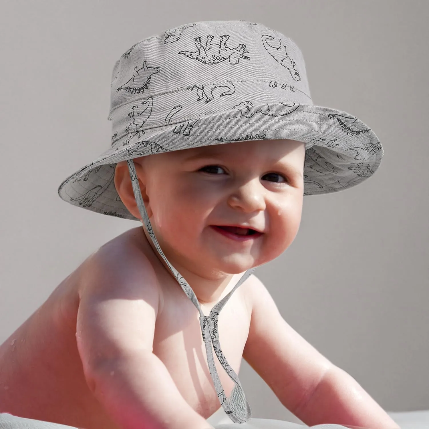 Baby Sun Hat for Boy Girl Toddler,Kids Summer UPF 50  UV Protection Hat Wide Brim Beach Bucket Cap