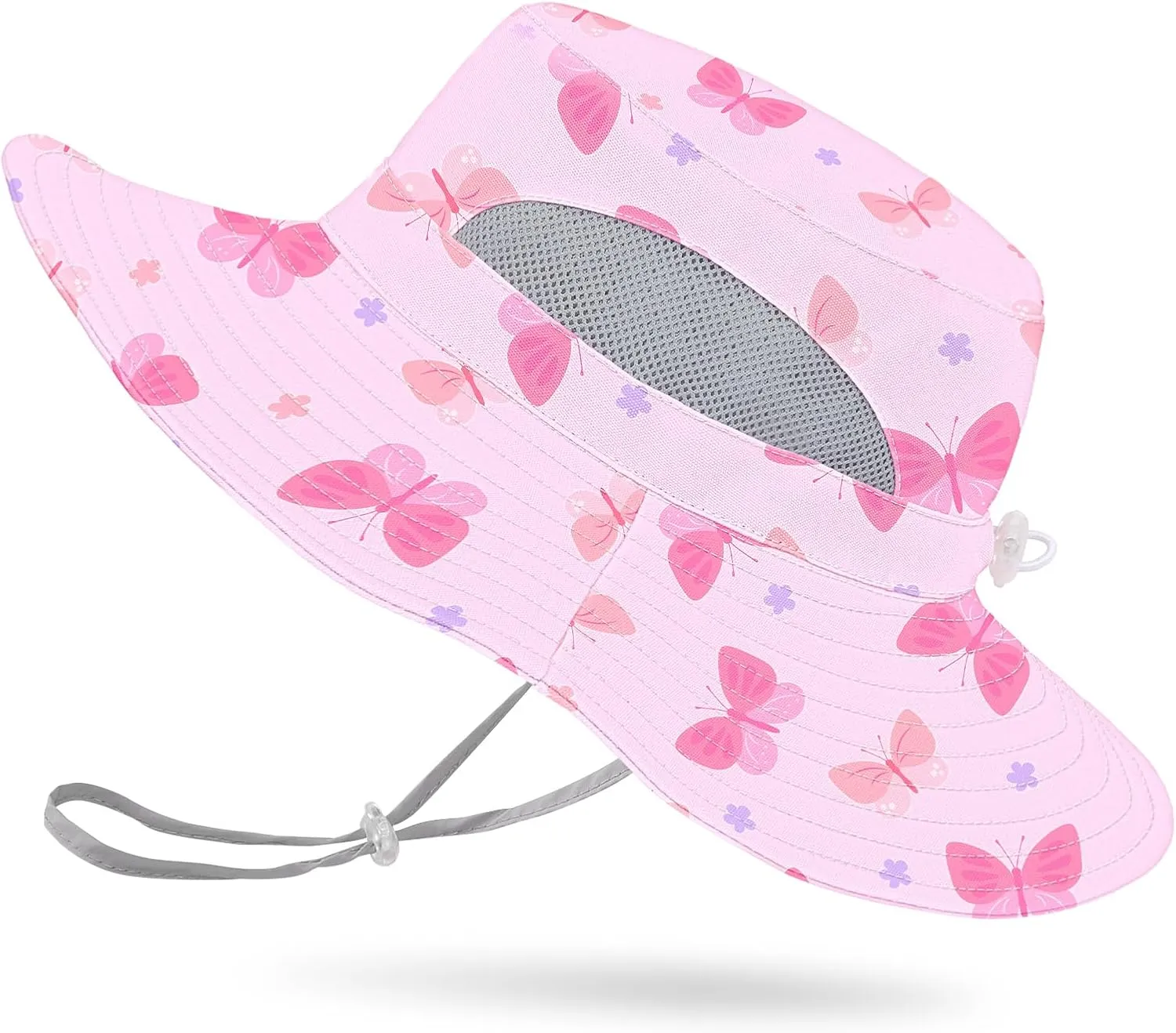Baby Sun Hat for Toddler Mesh Bucket Hat Toddler UV Protection Beach Hat Kids Foldable Fishing Hat 3-24 Months