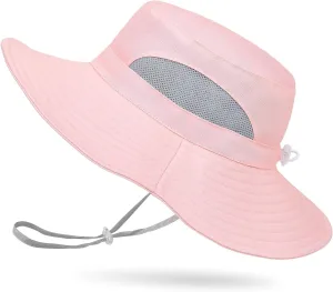Baby Sun Hat for Toddler Mesh Bucket Hat Toddler UV Protection Beach Hat Kids Foldable Fishing Hat 3-24 Months