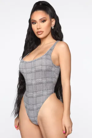 Back in Session Bodysuit - Grey