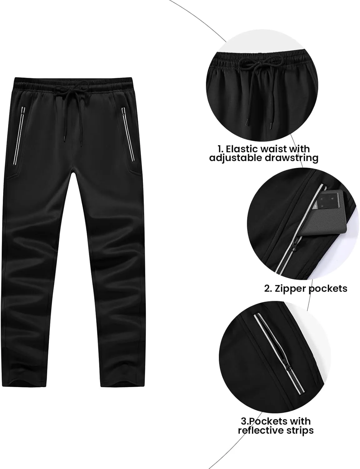 BGOWATU Men's Tracksuits 2 Piece Running Sports Sweatsuits For Men Full Zip Athletic Jackets and Pants Outfits