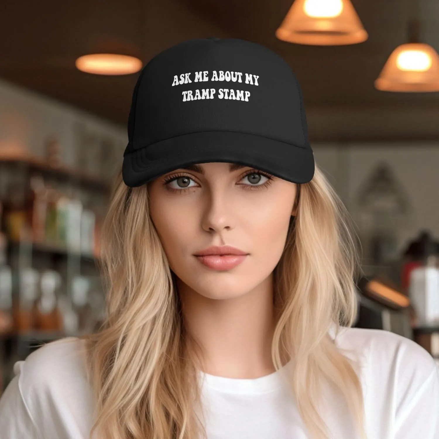 Black Out Trucker Hats for Women - Funny Dad Hat for Birthday Gifts