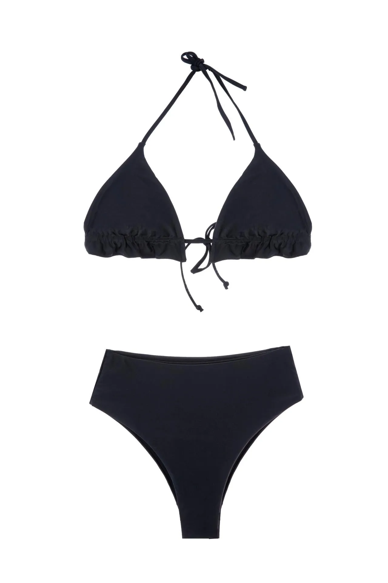 Black Triangle Bikini Set