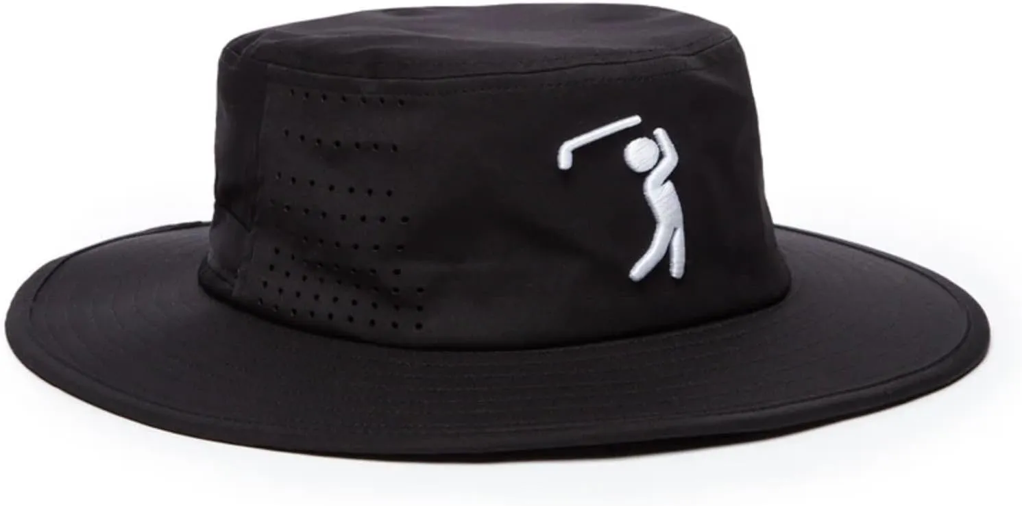 Bogey Bros Bogeyman Golf Bucket Hat  Lightweight, Packable Sun Hat for Golfers  All-Day UV Protection & Comfort