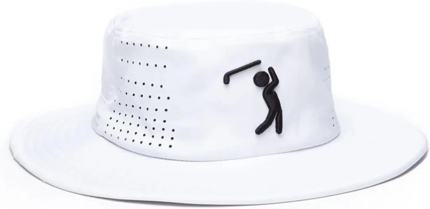 Bogey Bros Bogeyman Golf Bucket Hat  Lightweight, Packable Sun Hat for Golfers  All-Day UV Protection & Comfort