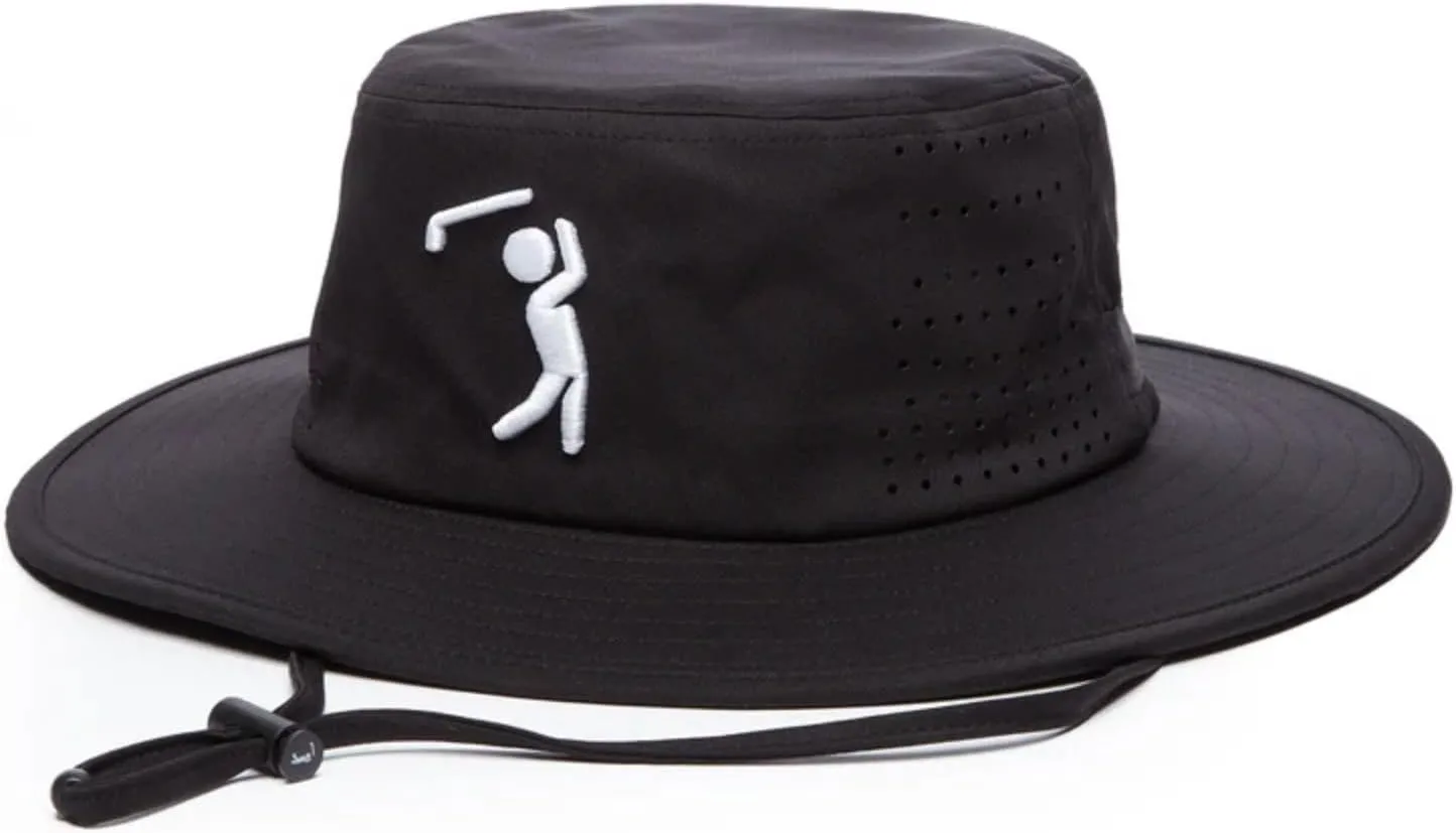 Bogey Bros Bogeyman Golf Bucket Hat  Lightweight, Packable Sun Hat for Golfers  All-Day UV Protection & Comfort