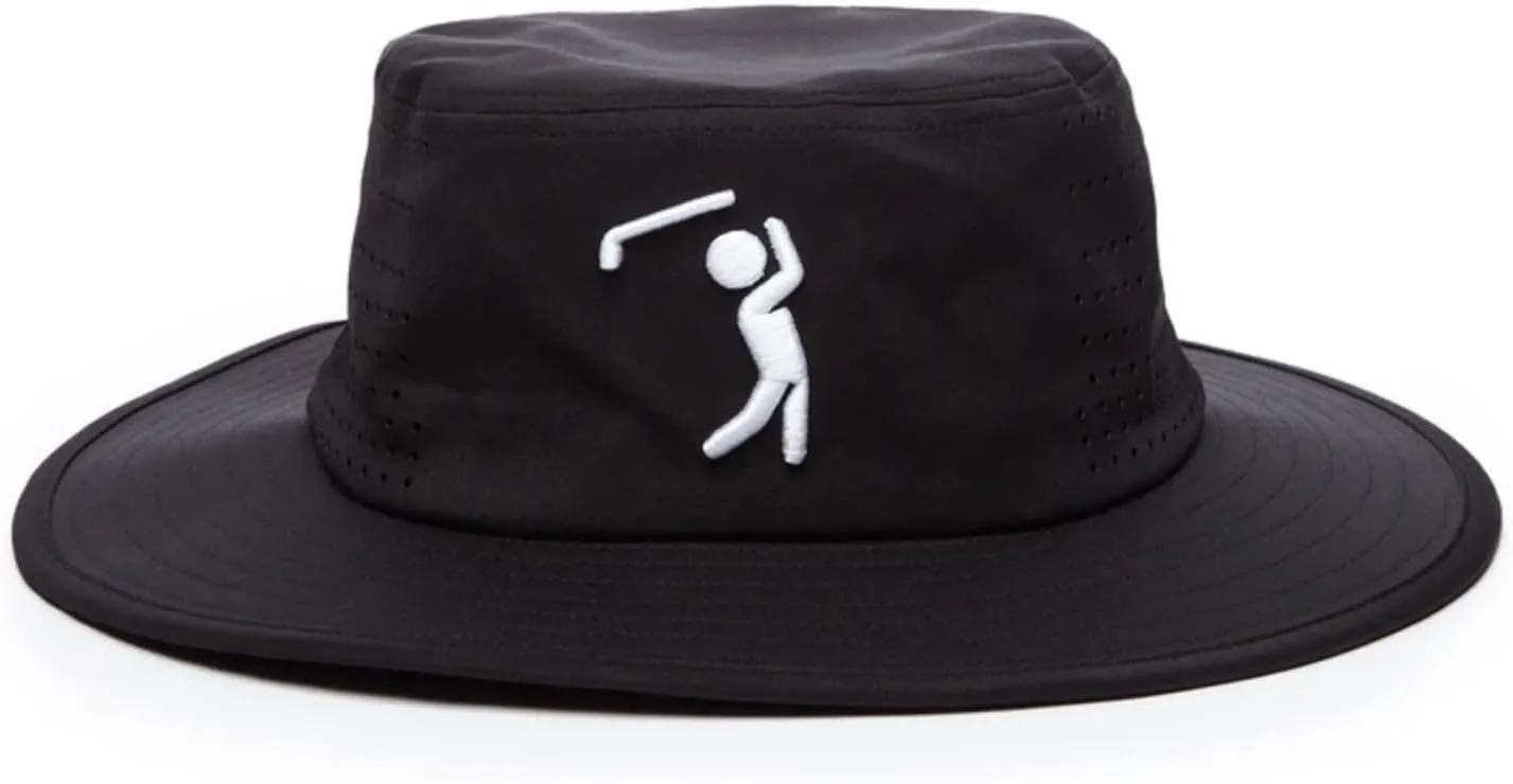 Bogey Bros Bogeyman Golf Bucket Hat  Lightweight, Packable Sun Hat for Golfers  All-Day UV Protection & Comfort