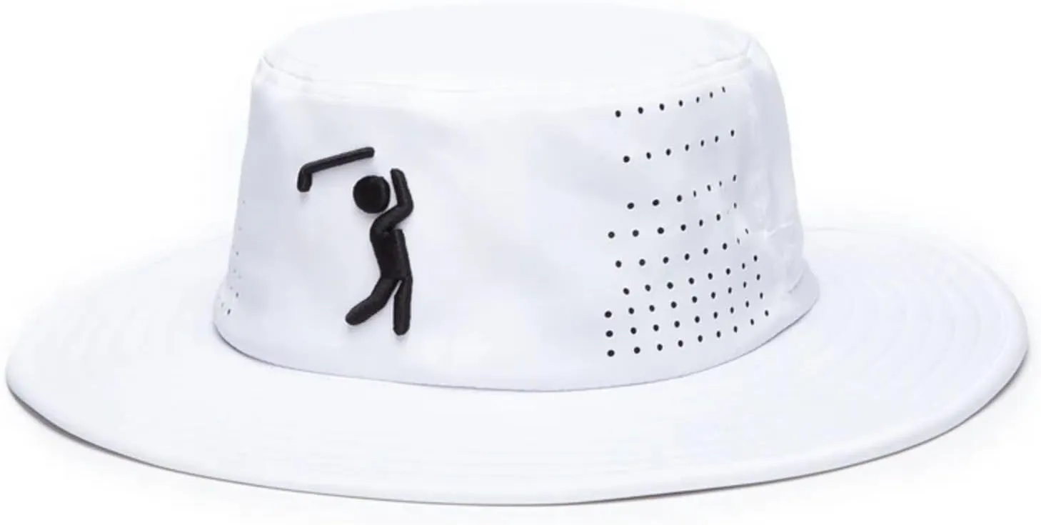 Bogey Bros Bogeyman Golf Bucket Hat  Lightweight, Packable Sun Hat for Golfers  All-Day UV Protection & Comfort