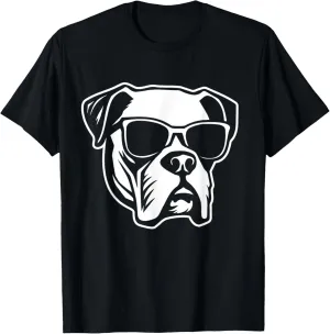Boxer Dog with Sunglasses T-Shirt