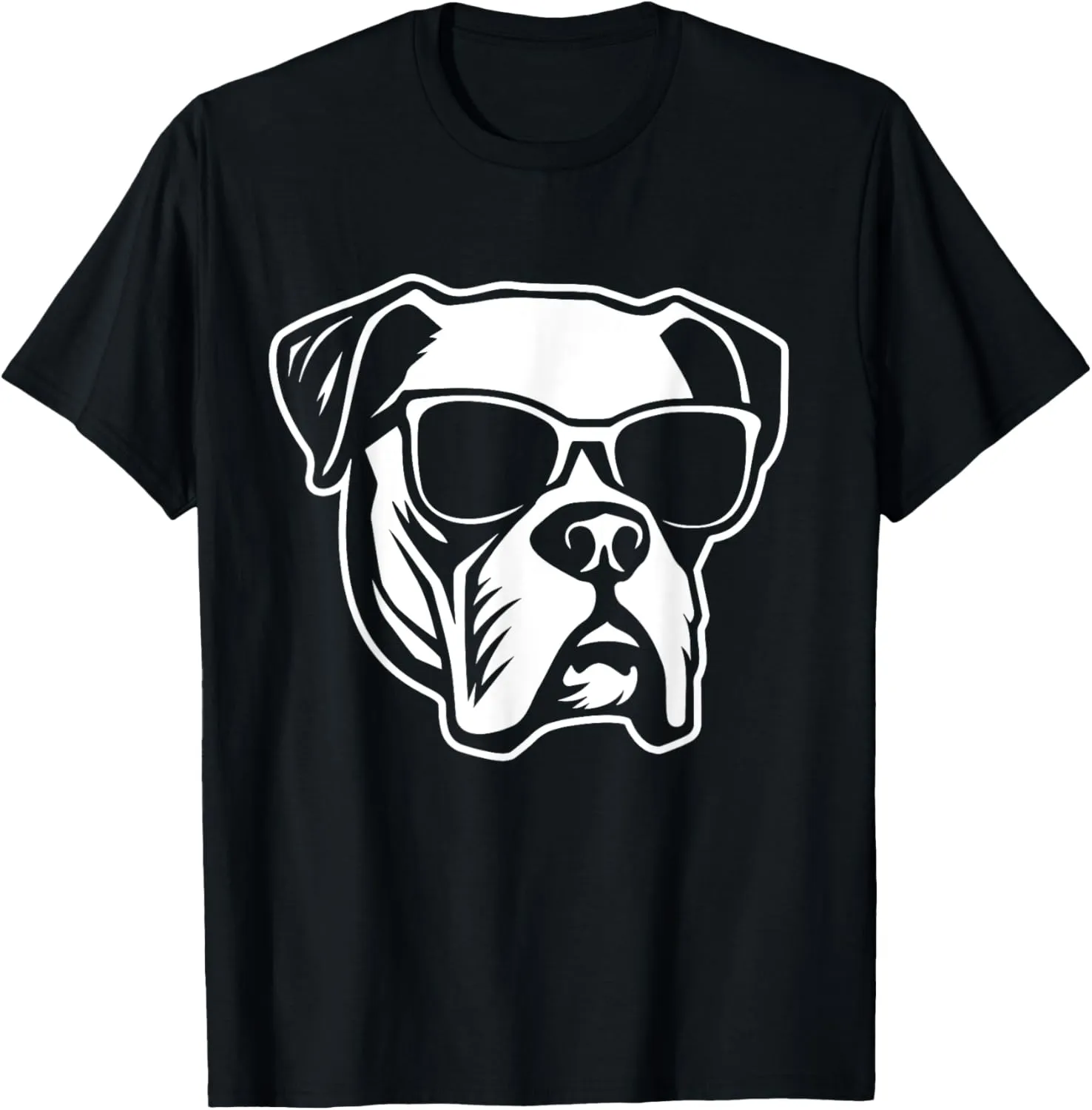 Boxer Dog with Sunglasses T-Shirt