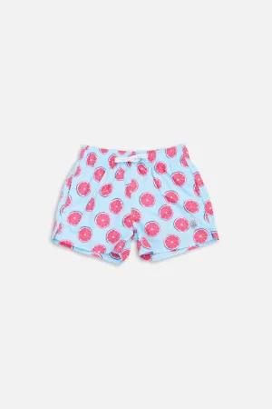 BOY SWIM SHORTS - Sweet Pomelo light blue