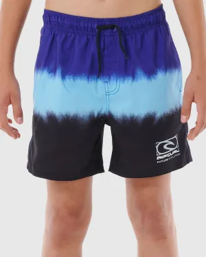 BOYS 8-16 EVOLUTION DIP VOLLEY BOARDSHORTS