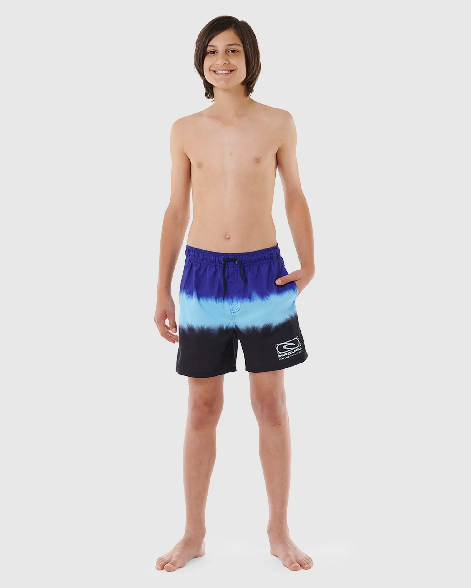 BOYS 8-16 EVOLUTION DIP VOLLEY BOARDSHORTS