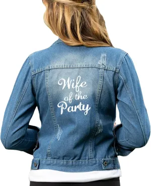 Bride Jean Jacket, Bride Jean Jacket for Wedding, Wedding Jean Jackets for Bride, Future Mrs Jacket