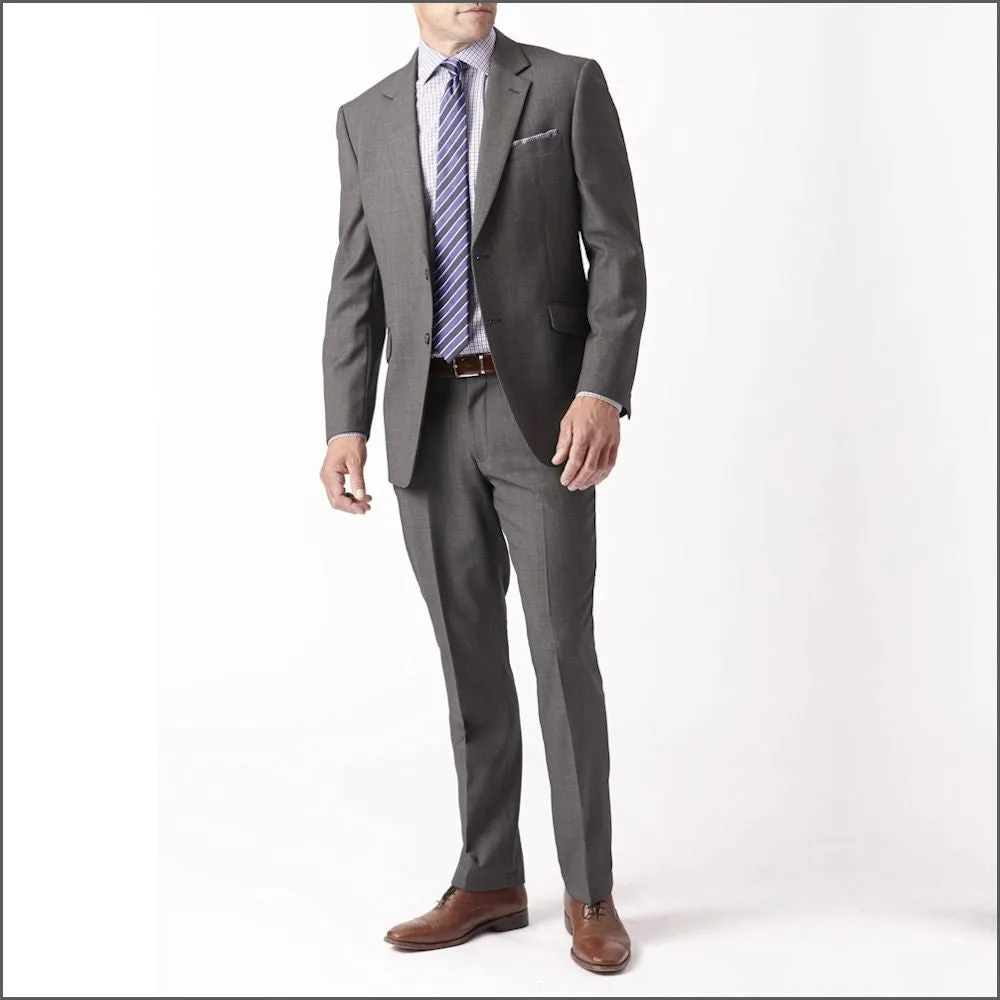 Brook Taverner Dawlish Charcoal Birdseye Super 110's Suit==