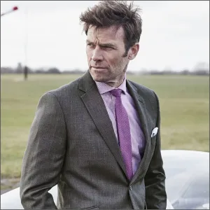 Brook Taverner Dawlish Charcoal Birdseye Super 110's Suit==