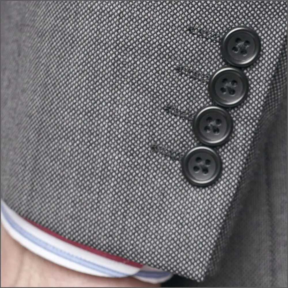 Brook Taverner Dawlish Charcoal Birdseye Super 110's Suit==