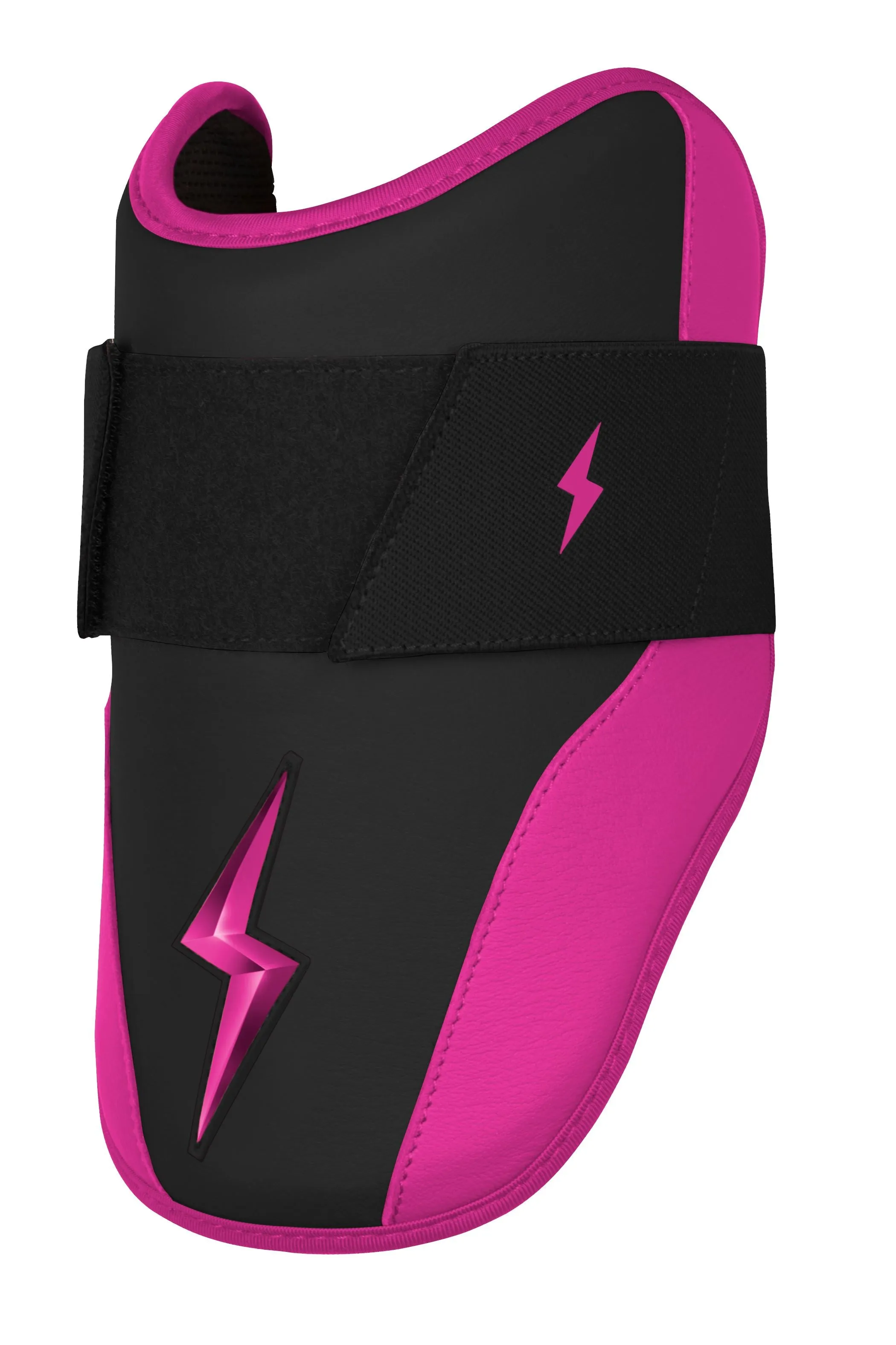 BRUCE BOLT PREMIUM PRO Elbow Guard - BLACK W/ HOT PINK