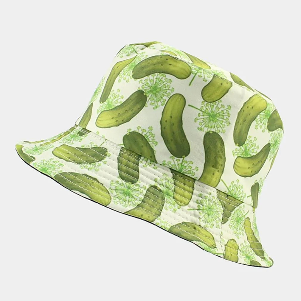 Bucket Hat Beach Sun Hat Fishing Hat for Women Men, Outdoor Travel Reversible Double Side Wear Fisherman Hat