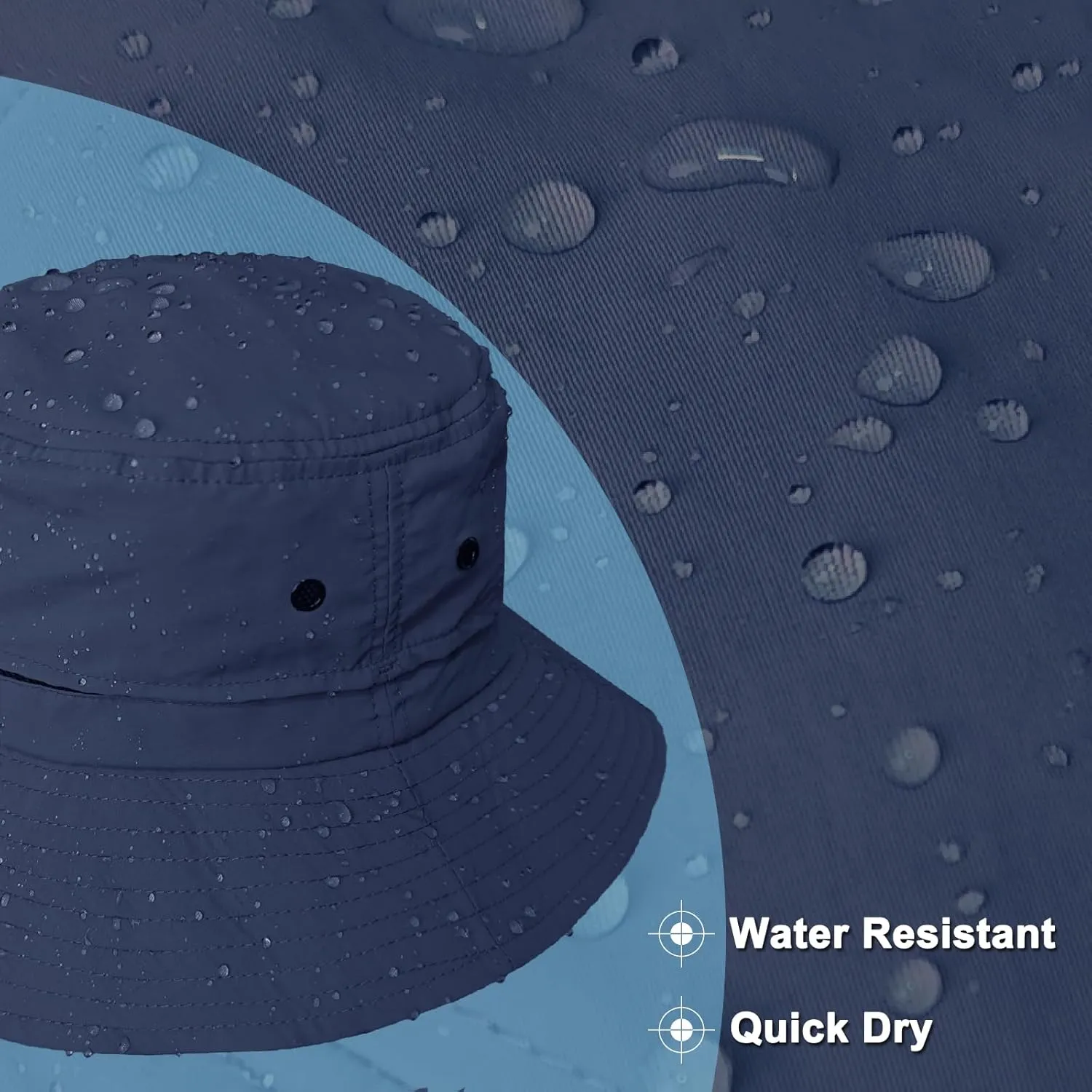 Bucket Hat for Men Packable Sun hat Quick Dry Mesh Breathable UV Protection Boonie Hat for Fishing Hiking Beach Safari