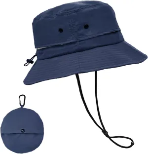 Bucket Hat for Men Packable Sun hat Quick Dry Mesh Breathable UV Protection Boonie Hat for Fishing Hiking Beach Safari