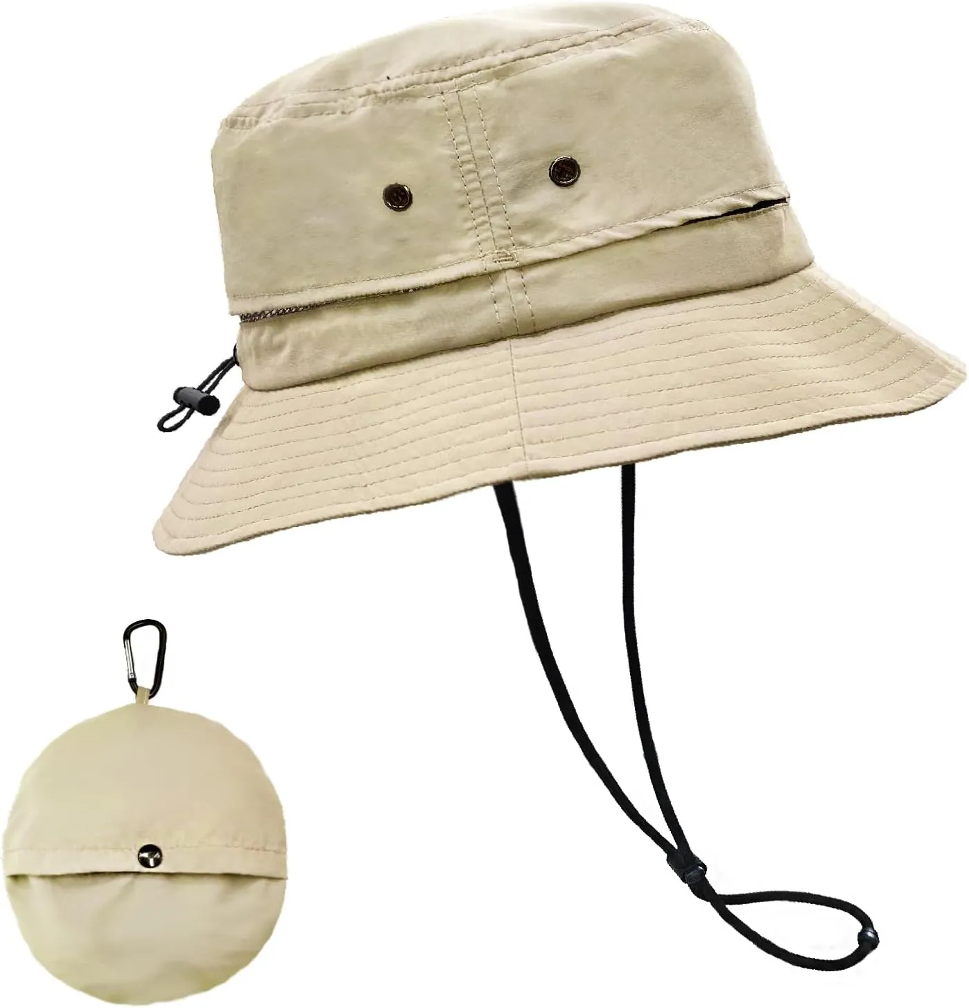 Bucket Hat for Men Packable Sun hat Quick Dry Mesh Breathable UV Protection Boonie Hat for Fishing Hiking Beach Safari