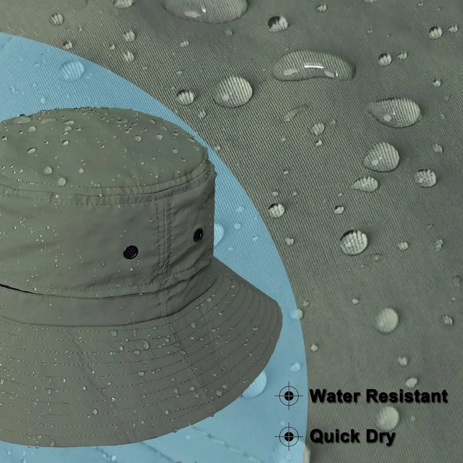 Bucket Hat for Men Packable Sun hat Quick Dry Mesh Breathable UV Protection Boonie Hat for Fishing Hiking Beach Safari