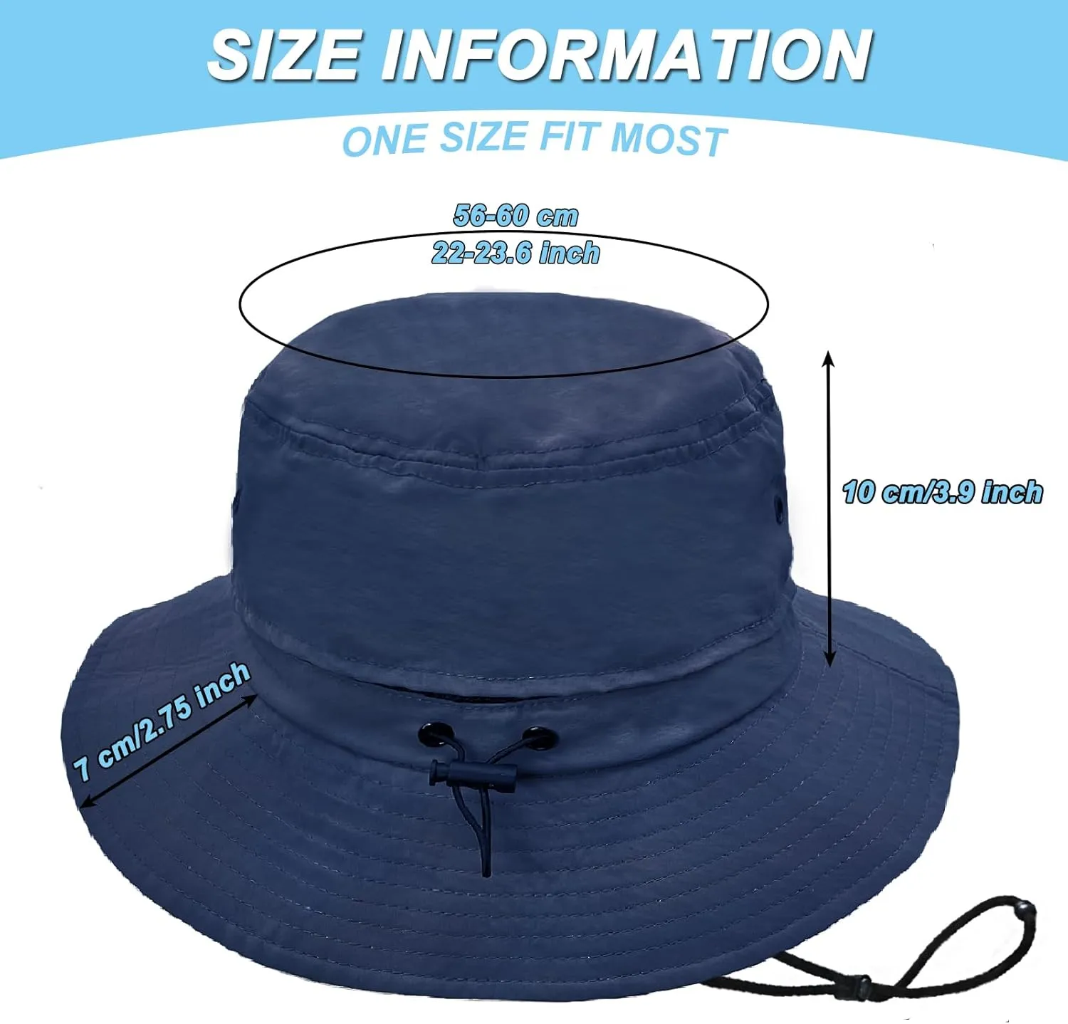 Bucket Hat for Men Packable Sun hat Quick Dry Mesh Breathable UV Protection Boonie Hat for Fishing Hiking Beach Safari