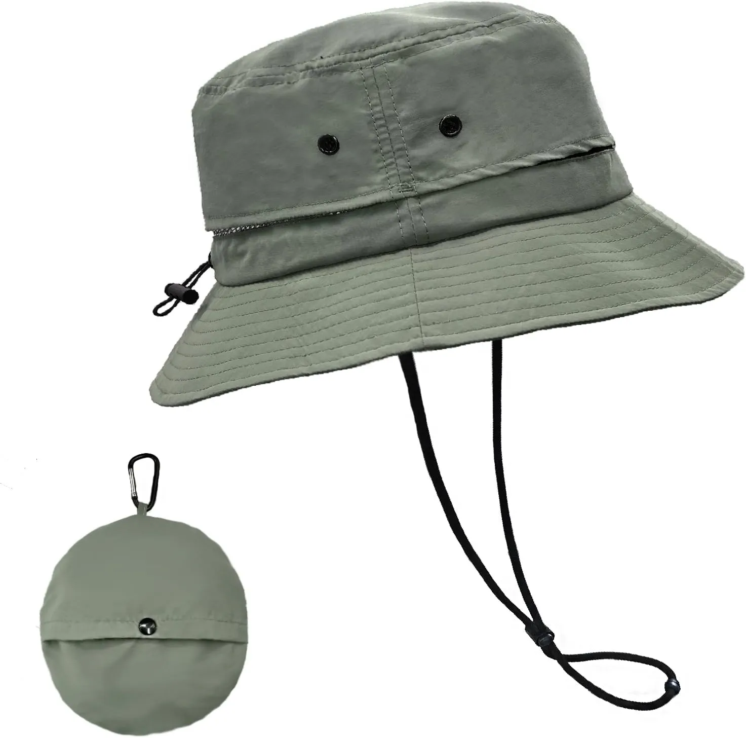 Bucket Hat for Men Packable Sun hat Quick Dry Mesh Breathable UV Protection Boonie Hat for Fishing Hiking Beach Safari