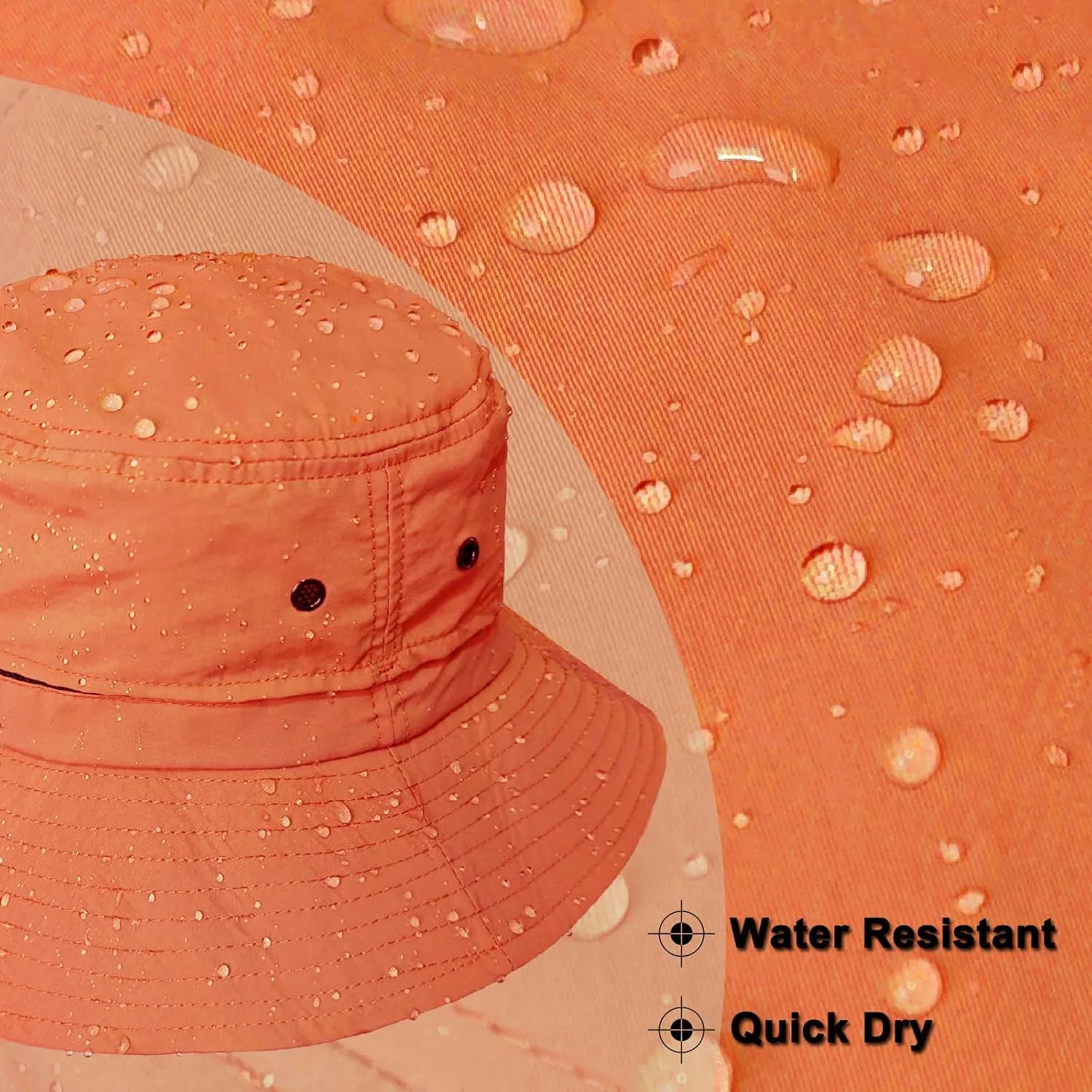 Bucket Hat for Men Packable Sun hat Quick Dry Mesh Breathable UV Protection Boonie Hat for Fishing Hiking Beach Safari