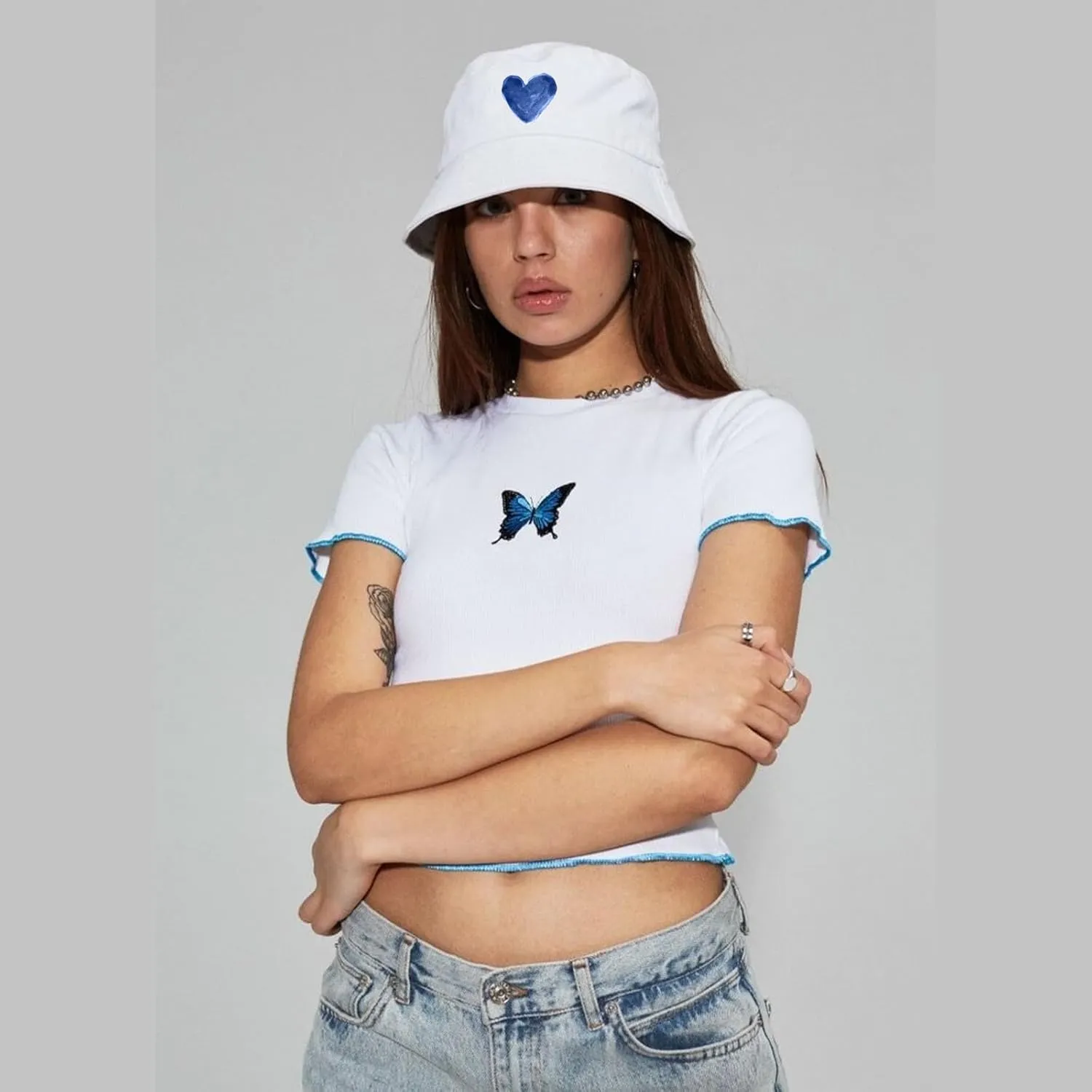 Bucket Hat Unisex for Men Women Funny Fashion Fishing Hat Cute Fisherman Cap